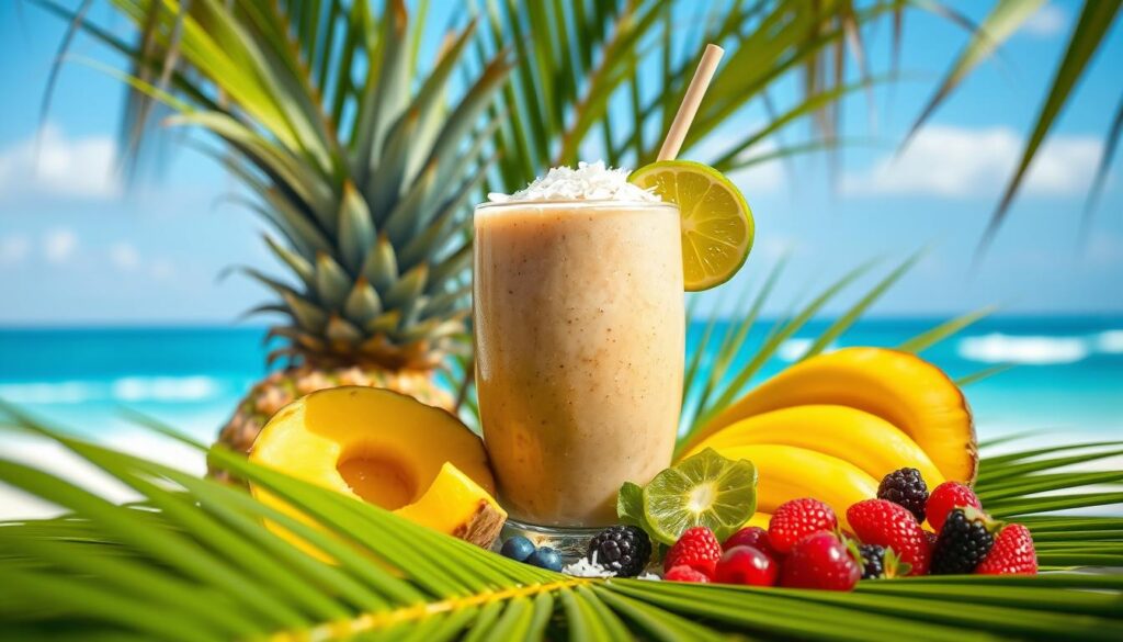 Tropical Keto Smoothie Paradise